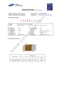 CL10A226MPCNUBE Datasheet Cover