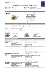 CL10B334KO84PNC Datasheet Cover