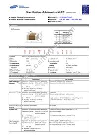 CL10C050CC81PNC Datasheet Cover