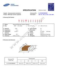 CL10C060CB8NNNC Datasheet Cover