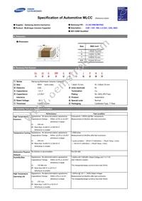 CL10C1R8CB81PNC Datasheet Cover