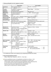 CL10C270JB8NNWC Datasheet Page 2