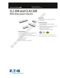 CL1108-5-50TR-R Datasheet Cover