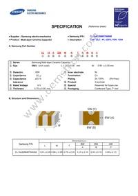 CL19A226MR7NWN8 Datasheet Cover