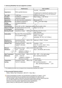 CL21B102JCANNNC Datasheet Page 2