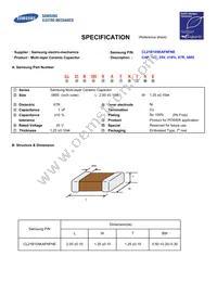 CL21B105KAFNFNE Cover