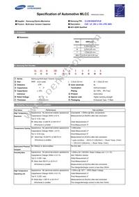 CL21B105KAFVPJE Datasheet Cover