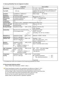 CL21B105KPFNNNG Datasheet Page 2