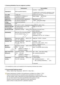 CL21B473KCFNNNE Datasheet Page 2