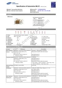 CL21B683KBCWPNC Datasheet Cover