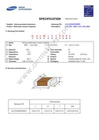 CL21C330JECNNWC Datasheet Cover