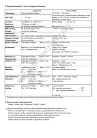 CL31A106KPPLNNE Datasheet Page 2