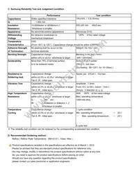 CL31C101JIFNFNE Datasheet Page 2