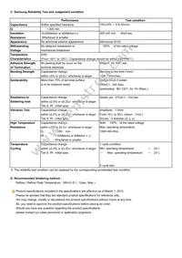 CL31C330JIFNNNF Datasheet Page 2