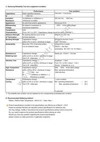 CL31C470JIFNNNE Datasheet Page 2