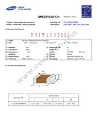 CL31C681JHHNNNF Datasheet Cover