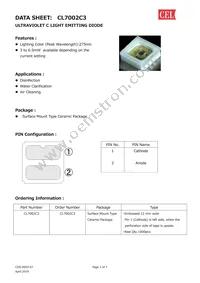 CL7002C3 Datasheet Cover