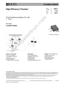 CLA30MT1200NPZ-TRL Datasheet Cover