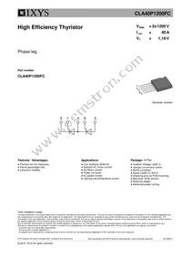 CLA40P1200FC Datasheet Cover