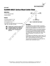 CLA4605-085LF Datasheet Cover
