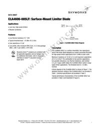 CLA4606-085LF Datasheet Cover