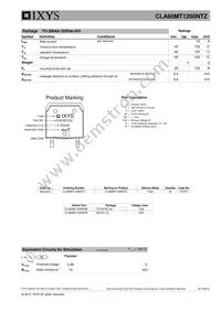 CLA60MT1200NTZ-TUB Datasheet Page 3