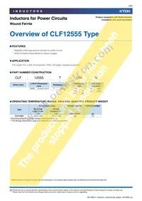 CLF12555T-221M Datasheet Page 3