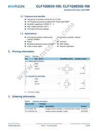 CLF1G0035S-100 Datasheet Page 2
