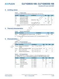 CLF1G0035S-100 Datasheet Page 3