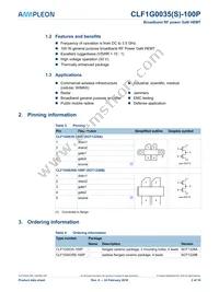 CLF1G0035S-100PU Datasheet Page 2