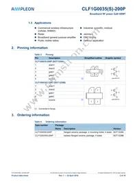 CLF1G0035S-200PU Datasheet Page 2
