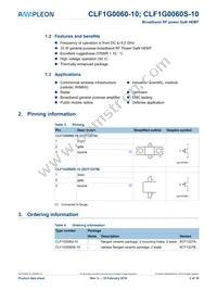 CLF1G0060S-10U Datasheet Page 2