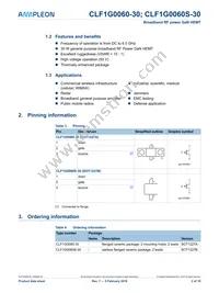 CLF1G0060S-30U Datasheet Page 2