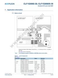 CLF1G0060S-30U Datasheet Page 4
