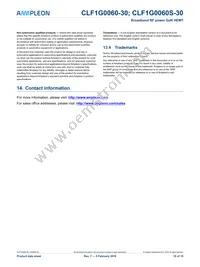CLF1G0060S-30U Datasheet Page 18