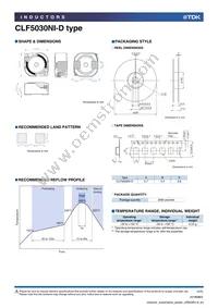 CLF5030NIT-221M-D Datasheet Page 4