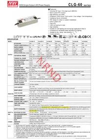 CLG-60-48 Datasheet Cover