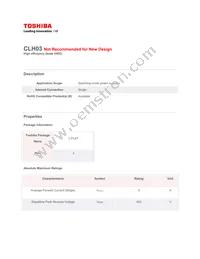 CLH03(TE16R Datasheet Cover