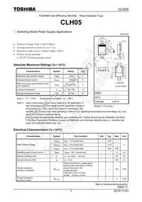 CLH05 Datasheet Cover