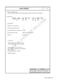 CLL130-0101C1-273M1F2 Datasheet Cover