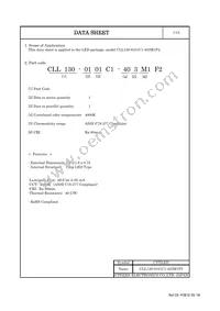 CLL130-0101C1-403M1F2 Datasheet Cover