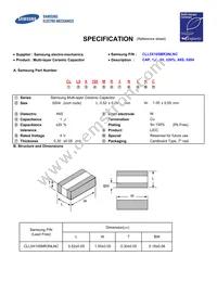 CLL5X105MR3NLNC Datasheet Cover