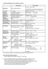 CLL5X105MR3NLNC Datasheet Page 2