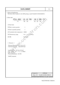 CLL620-0101B2-303M1C5 Datasheet Page 2