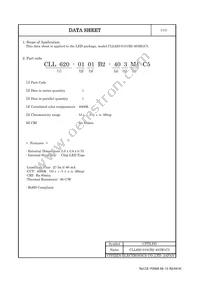 CLL620-0101B2-403M1C5 Datasheet Page 2