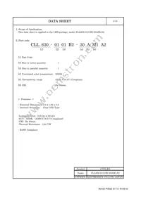 CLL630-0101B2-30AM1A2 Datasheet Page 2