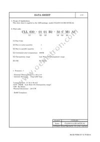 CLL630-0101B2-50CM1A2 Datasheet Page 2