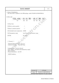 CLL630-0101B2-65CM1A2 Datasheet Page 2