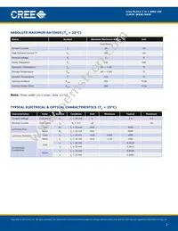 CLM3C-MKW-CWAWB233 Datasheet Page 2