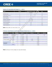 CLM3C-MKW-CWBXB513 Datasheet Page 2